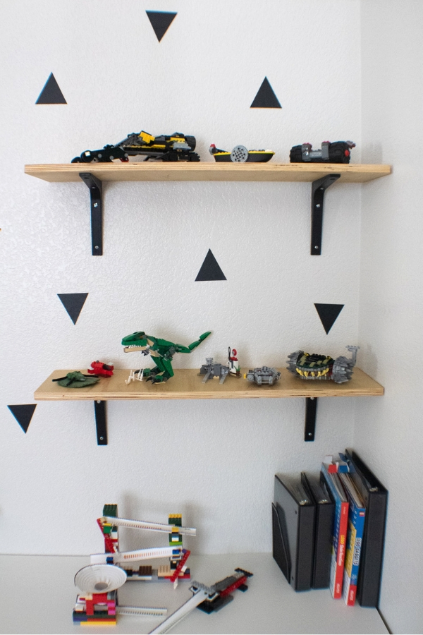 DIY Lego display shelves
