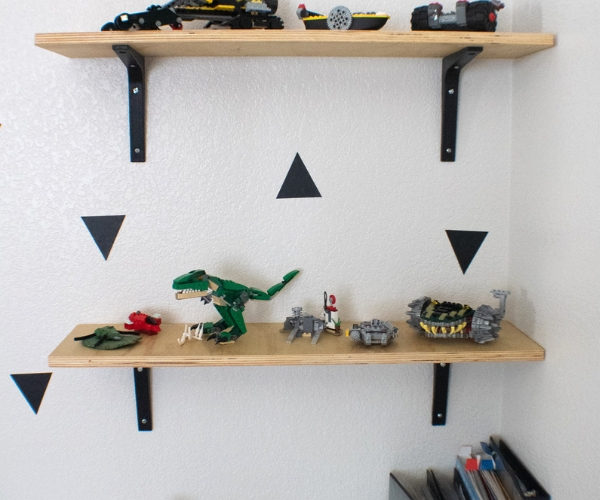 DIY Lego display shelves